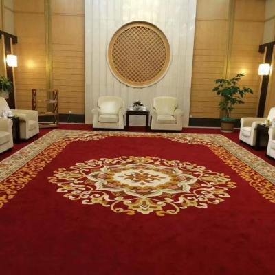 China Non-slip Handtufted Carpets China Hand Wool Tufted Blankets For Living Room for sale