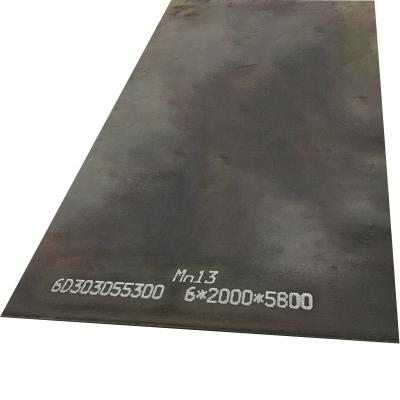 China Metallurgy High Manganese Steel Plate ASTM A128 Mn13 X120Mn12 Mn13 Wear Resistant High Mn13 Plate for sale