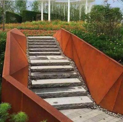 China High Quality Container Plate 10Ft Corten Steel Hold Garden Ornament Weight for sale