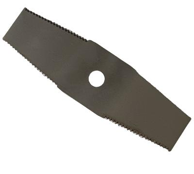 China Cutting Effect Grass Cutter Saw Blade 2 Teeth White Color Taper Type With Serrated Teeth for sale