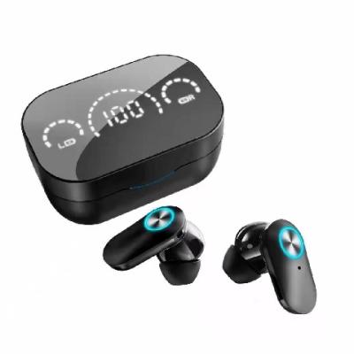 China Fithem KS823 Earbuds In-ear LED Display Tws Wireless Headphones Earphone With Mirror Charging Case for sale