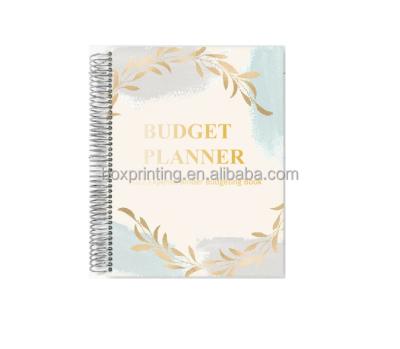 China Custom 2022 A5 A6 120 Hardcover Pages Expense Binder Book Budget Planner Budgeting Notebook with Notbook for sale