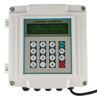 China Carefully crafted portable handheld ultrasonic flowmeter HJTU-100 for water â ‰ ¤ 500Î © for sale