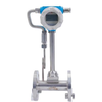 China 4-20mA Accuracy Flange Type 1.5% Compressed Digital Hot Butane Ammonia Gas Gas Air-Hydrogen Steam Vortex Flow Meter In Pipe: DN15-DN300; Plug-in type: DN200-1500 for sale