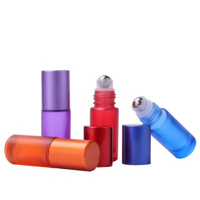 China New Personal Care Oil Empty Travel Portable Perfume Tester Bottle 5ML/10ML Roll On Bottle for sale