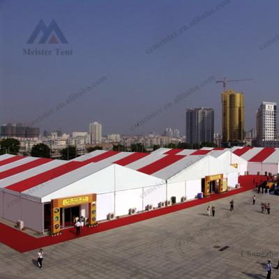 China Large waterproof aluminum modular tent with collapsible frame structure for sale