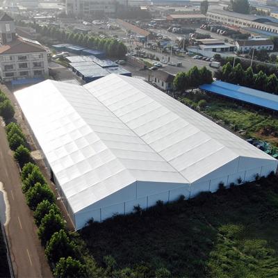 China Large Heavy Duty Waterproof Warehouse Tent With Aluminum Structure for sale