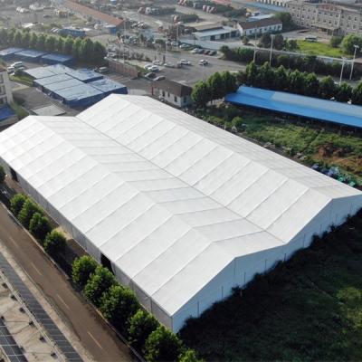 China Waterproof Outdoor PVC Frame Temporary Warehouse Tent Industrial Storage Tent for sale