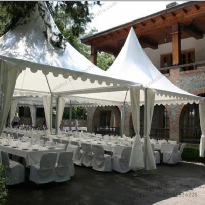 China 6x6m Party Pagoda Tent Luxury Small Formal Wedding Tent For Sale for sale