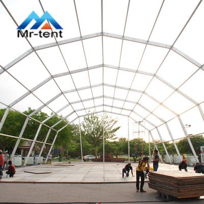 China Waterproof Large clear span aluminum tent sport event stadium tent polygon for sale