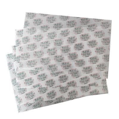 China High Quality Custom Printed Greaseproof Tissue Bakery Paper Burger Wrapping Paper for sale