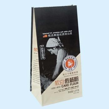 China Top Quality Best Price Recyclable Kraft Flour Food Packaging Paper Bags for sale