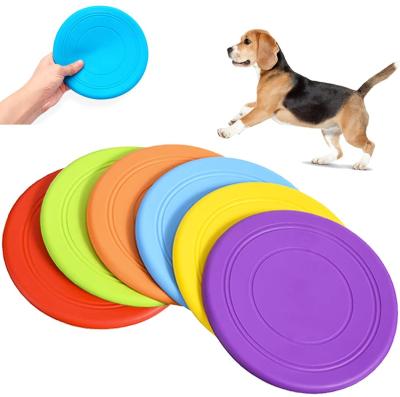 China Flexible Foldable Disc Fan Soft Flight DIS Dogs Interactive Training Toys Lightweight Floating Saucer for Small to Medium Dog Outdoor Sport for sale