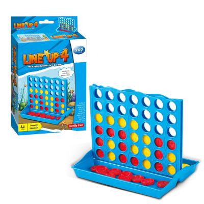 China Improve Child's Manual Ability 4 in Row Game Line 4 Game Kids Educational and Educational Board Game Toys for sale