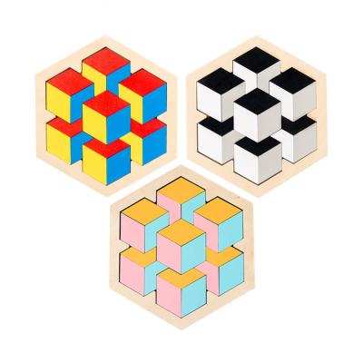 China Toy Customizable Designed Geometric Cartoon Figure Puzzle Tangram Educational Toys for sale