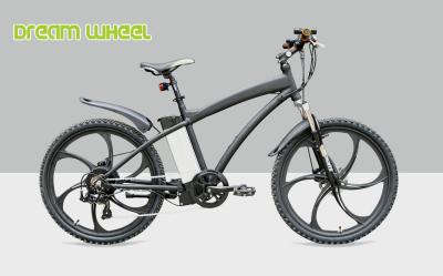 China 25km/H Electric Mountain Bicycle , Magnesium Alloy Electric Mountain Bikes For Men for sale