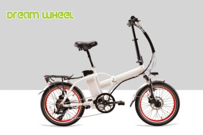 China Volwassen Elektrische Vouwende Fiets 250W 36V, 20 Duim Opvouwbare Elektrische Fiets Te koop