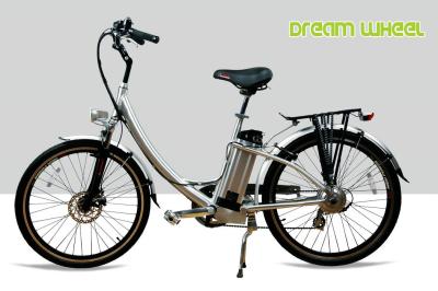 中国 古典的な都市巡洋艦Ebike 26インチの車輪アルミニウムEN15194 販売のため