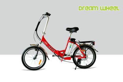 China Aluminium Lichtgewicht Vouwbare E Fiets V Rem36v 10Ah Batterij Te koop