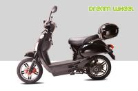 China European standard 2 Wheeled 250 Watt Motorized Electric Scooter Gear Motor Full Suspension Removable Battery for sale