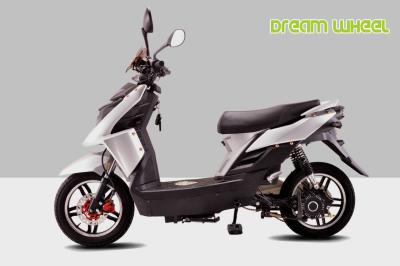 China 35 mph Electric 2 Wheel Scooter Gear motor strong climb ability  500W 60V With Alarm System for sale