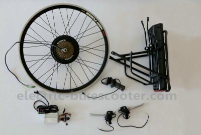 China 25km/H eln Vorlage Ebike-Umwandlungs-Ausrüstung, elektrische Umwandlung Kit With Battery des Fahrrad-250W rad zu verkaufen