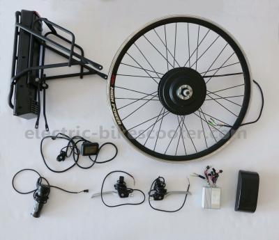 China Rear Hub Motor Disc Brake Electric Bike Conversion Kit 36V 350W for sale