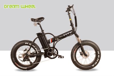 China 500W 20 Inch Fat Tire Folding Electric Bike 32km/H for sale