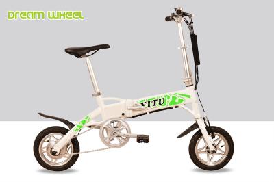 China 12 de Motor Powerd van duimmini aluminum folding electric bike 36V 250W Te koop