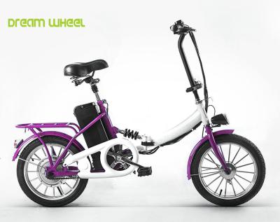 China 16 aleación de aluminio de la bici 24V 250W de Mini Pedal Assist Electric Folding de la pulgada en venta