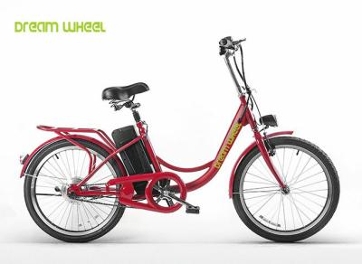 China 25km/H Pedal Assist Cruiser Bike 36V 8.0Ah Lead Acid Battery Steel Frame for sale