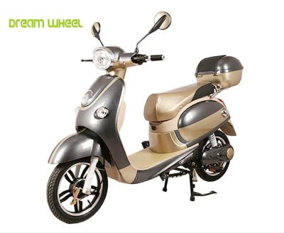 China 35km/H Pedal Assisted Electric Scooter , 48V 500W Vespa Type Electric Scooter for sale