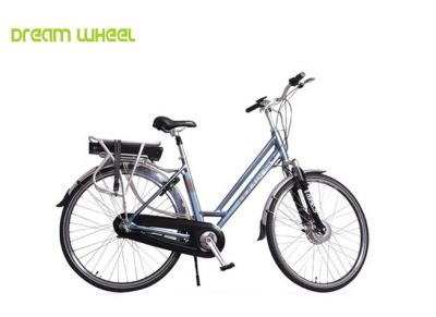 China Bicicleta urbana elétrica dobro do quadro 700C do tubo, bicicleta elétrica da cidade fácil do movimento com Chaincase completo à venda