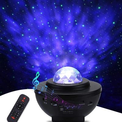 China Mid Century LED Star Light Projector Color Changing BT Music Player Rotating 2 in 1 Starry Nebula Sky Galaxy for sale