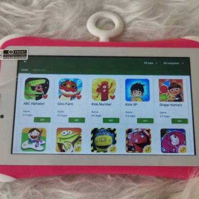 China OEM Shockproof Kids Tablet 7 Inch Display iWAWA Android WiFi Tablet Dual Camera Child Proof Pre-installed Tablet for sale