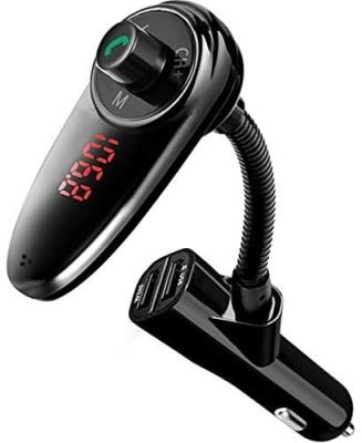 China Playback Car FM Transmitter Universal Car Kit Dual USB Port OLED Screen Support Hot Selling Radio Voice for sale