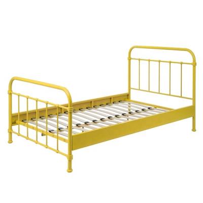 China Free Sample (Size) Kids King Queen Size Bedroom Furniture Iron Bed Single Frame Adjustable Metal Bed For Sale for sale