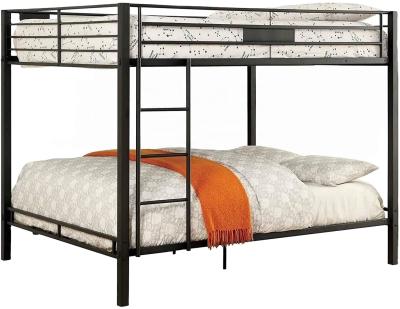 China (Size) Modern Design Adjustable Bunk Bed Frame Queen Size Loft Bed Sets Children Iron Bedroom Furniture For Sale for sale