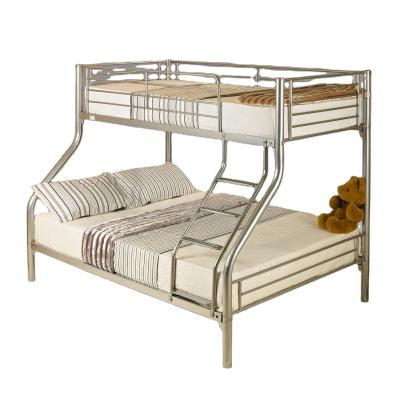 China Bunk(Height)Adjustable Children Bed Frame With Ladders Modern Design Bed Sets Simple Metal Bedroom Furniture For Sale for sale