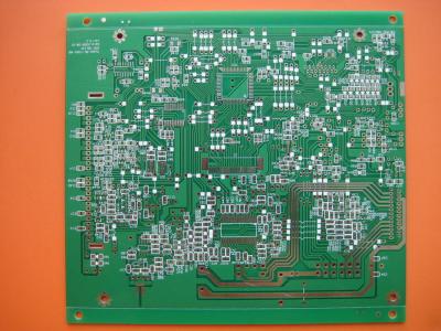 China Double side PCB FR4 - 2 / double layer PCB board 1 oz Copper , green solder white silkscreen for sale