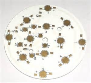 China Aluminum rgb led lighting pcb boards 1/2 oz , 12 oz  Copper Thickness HASL lead free for sale