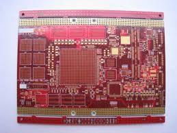 China 6 layer 1.2MM Main Board for Industry Control PCB Red Solder Mask , FR-4 base for sale