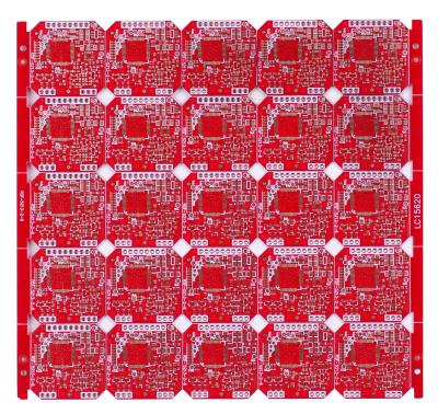 China Custom FR-4 Red Solder Mask Double Side PCB Board 4 Layers Fabrication for sale