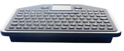 China Bluetooh wireless desktop waterproof silicone industrial keyboard with touchpad for sale