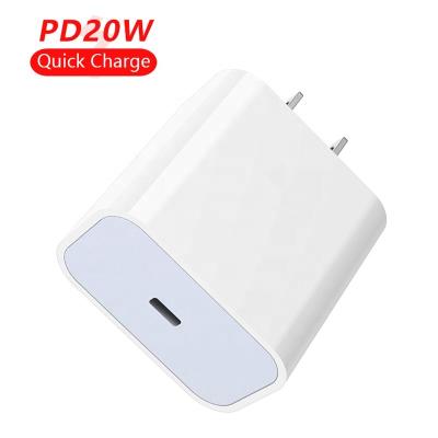 China Wholesale Durable US EU UK AU Plug Type C Travel Charger Power Adapter QC3.0 20W Palladium Fast USB C Wall Charger For Iphone 12 13 for sale