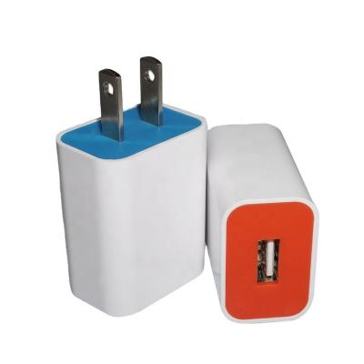 China Universal Mobile Phone USB Charger Plug 5V 1A Durable Travel Wall Charger 5W Home Universal Mobile Charger Adapter Wholesale for sale