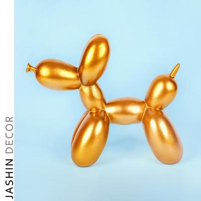 China Simple Balloon Animal Dog Shape Japan Decoration Dog Decoration Animal Resin Craft for sale