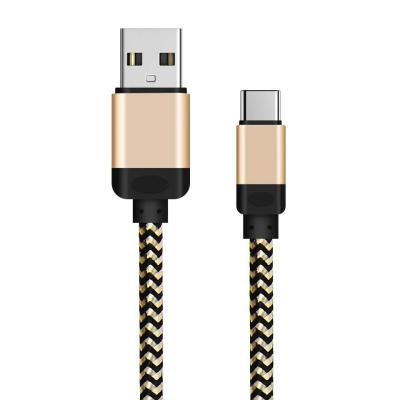 China 2A Fast Charging Speed Data Cable USB Nylon Braided Cable Connector USB 2.0 Connector for sale