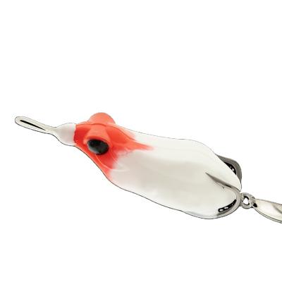 China New Modified Soft Toxic Frog Toad Thunder Bait Up Blood Tank Hook Silicone Fishing Lures Crankbaits LW002 for sale