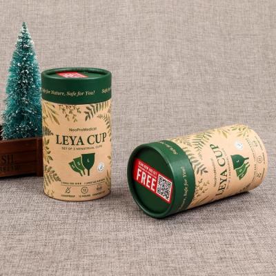 China Handmade Customized Christmas Paper Gift Packaging Tube Box for sale